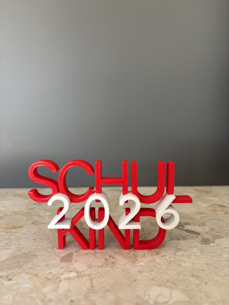 Schulkind 2026 – Deko-Schriftzug zur Einschulung