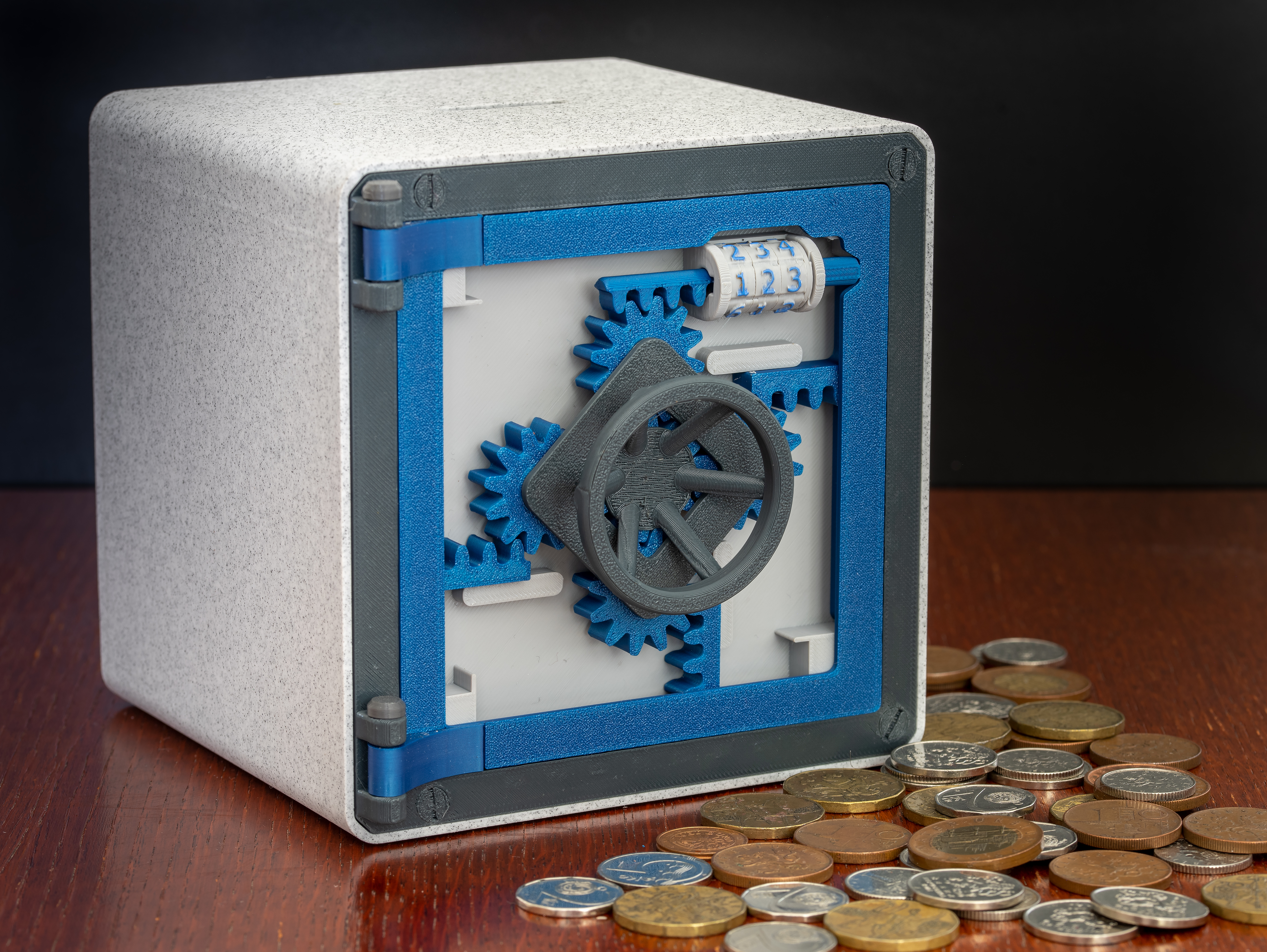 Safe | Vault | Bank | Money Bank | Piggy Bank 3D model thumbnail