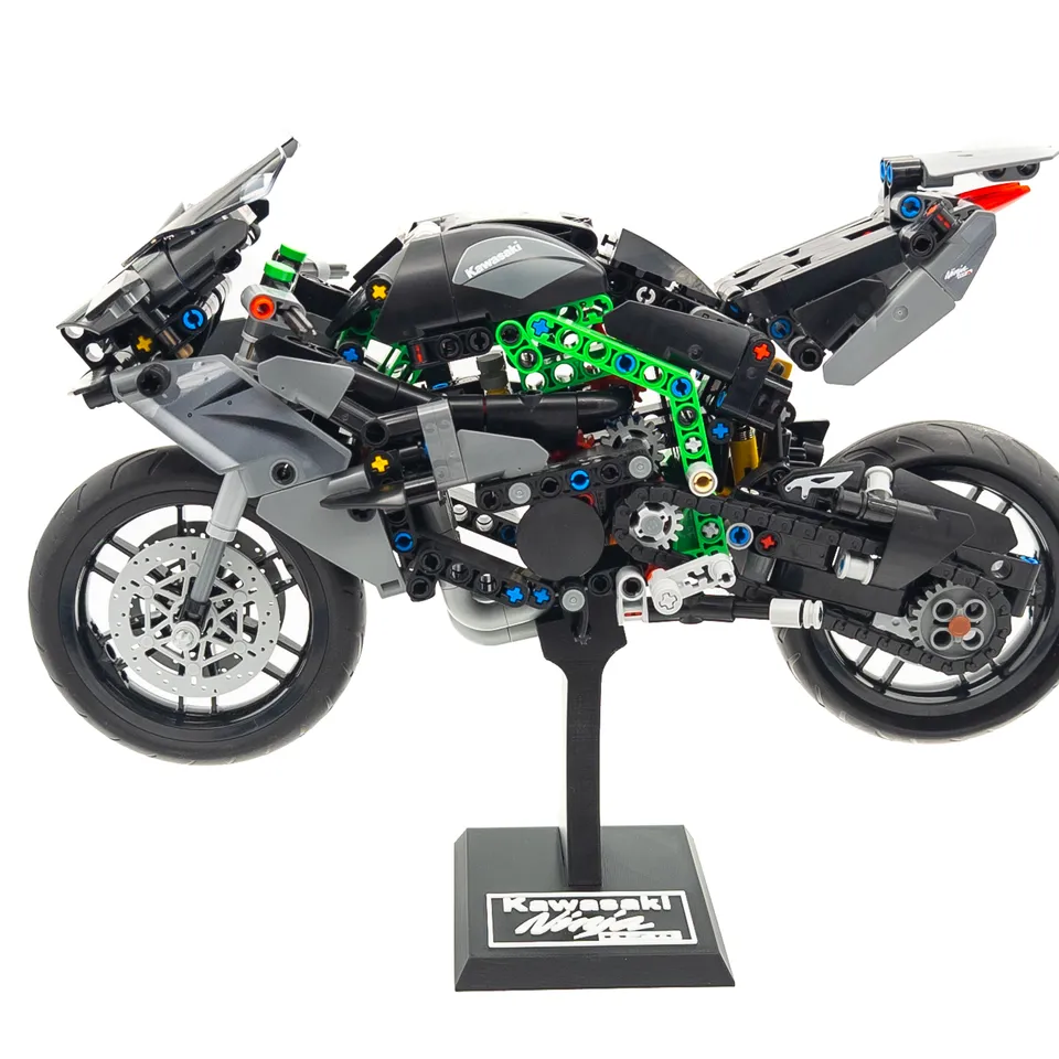 アート作品 Display Stand for LEGO Technic 42170 Kawasaki Ninja H2R