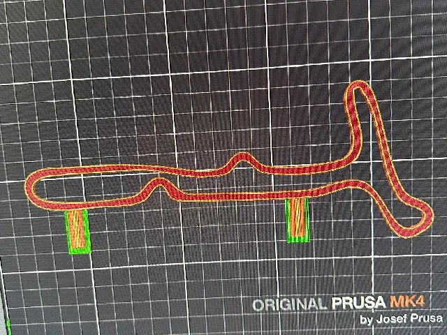 Fulbeck track layout and Base