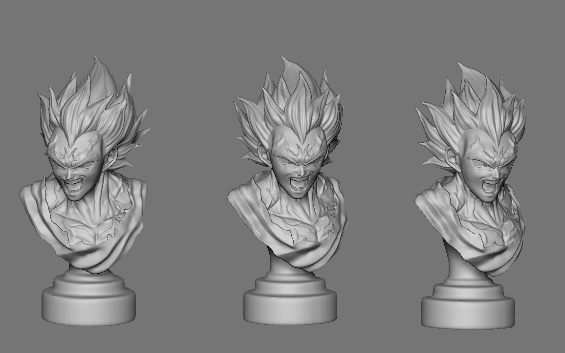 Miniatura 3 do modelo 3D VEGETA SSJ2