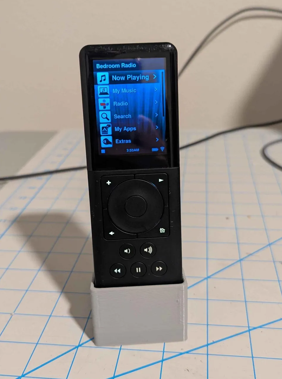 Squeezebox controller charging dock