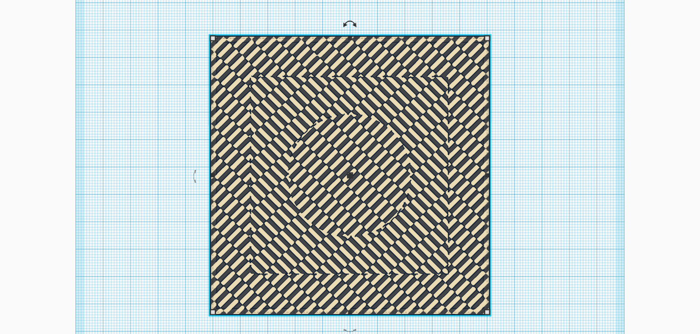 Set of optical illusion coasters (two colours)