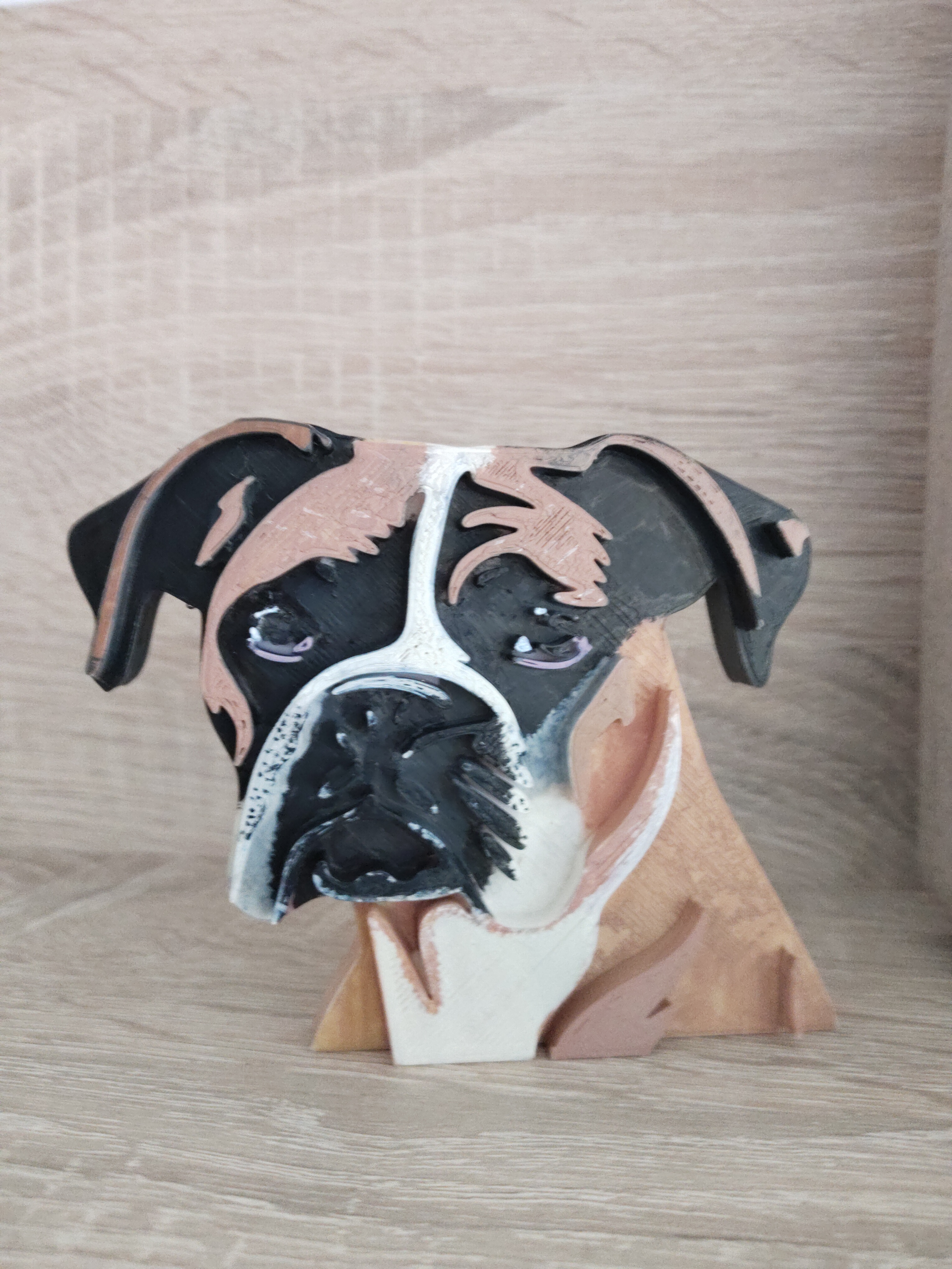 Miniatura 3 do modelo 3D Placa perro boxer