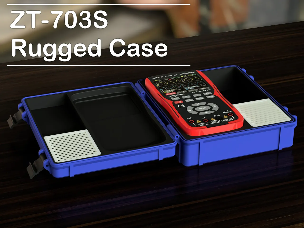 Rugged case for ZT-703S / ZT-702S Oscilloscope/Multimeter by