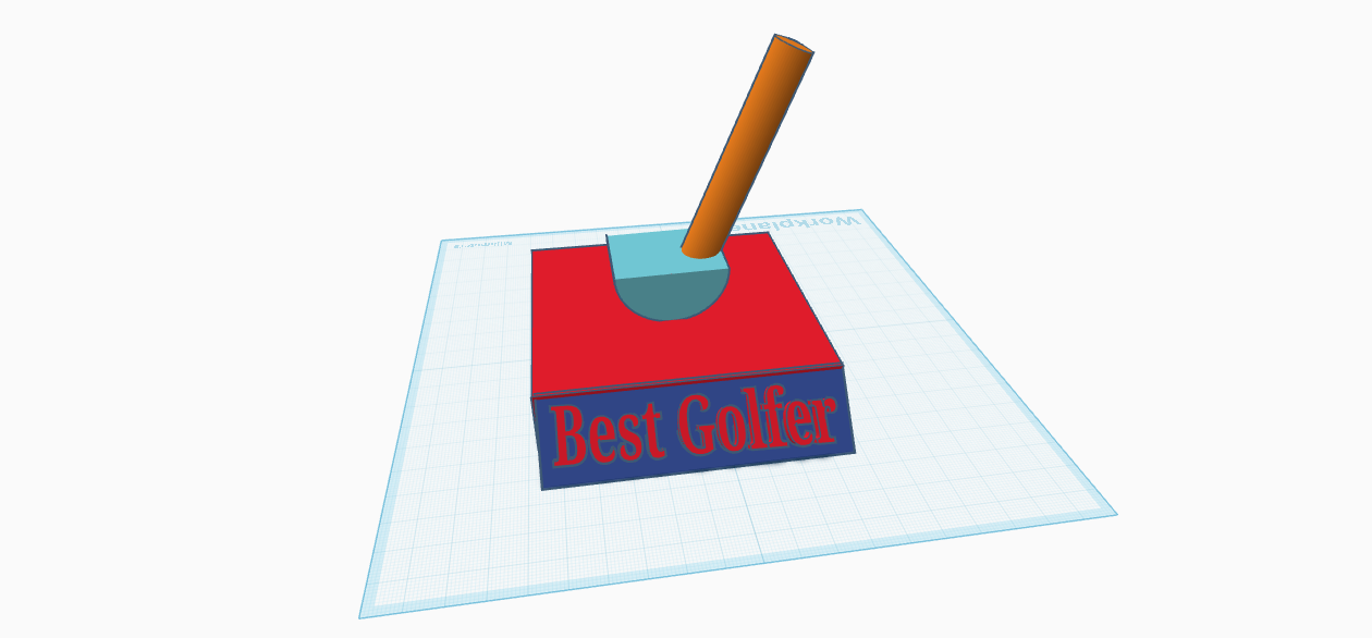 best golfer trophy