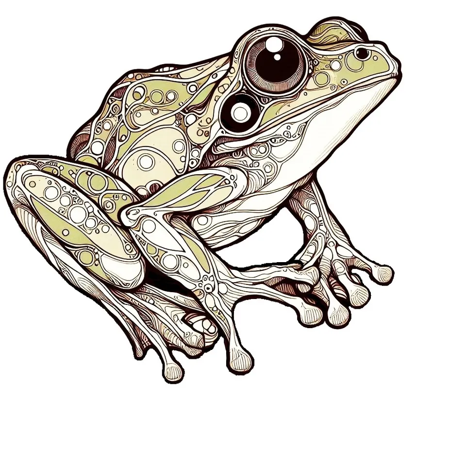 Frog by Eva Máčová | Download free STL model | Printables.com
