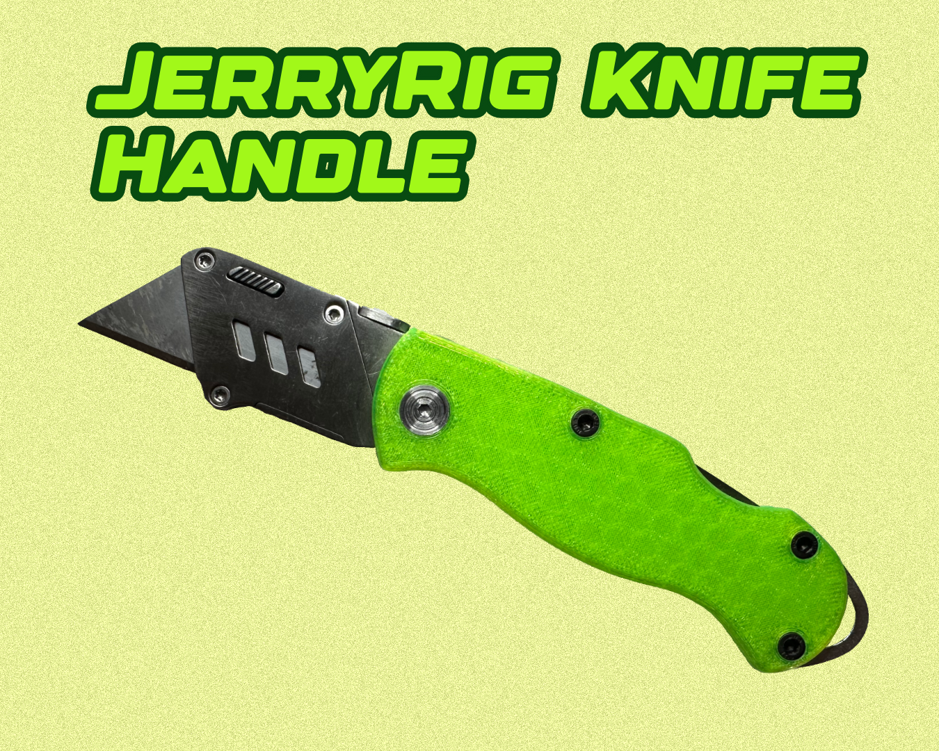 JerryRigEverything knife replacement handle by pyrho // 25.wf
