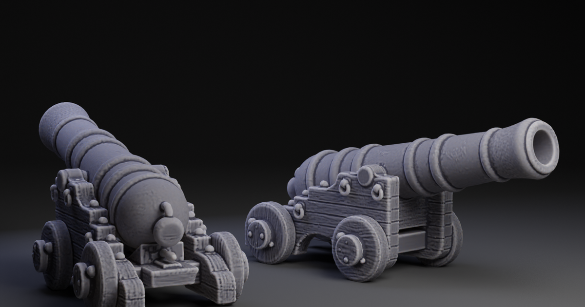 Cannon by Peter Farell | Download free STL model | Printables.com