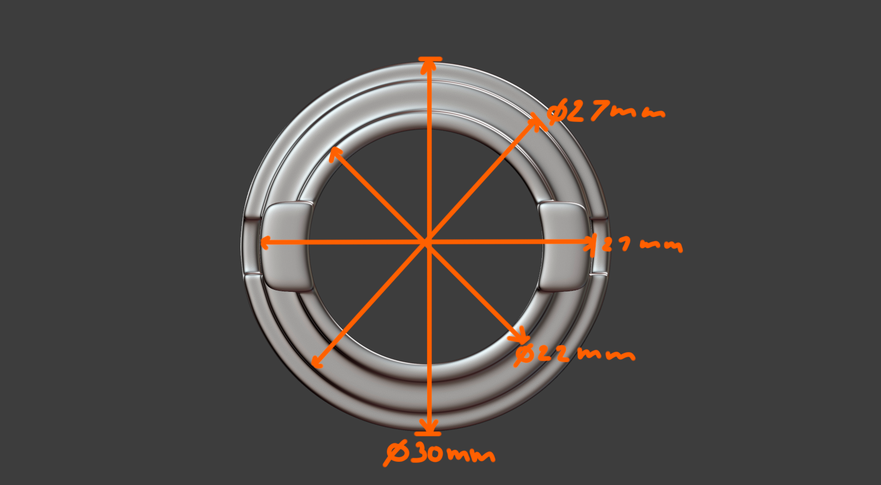 Miniatura 3 do modelo 3D Snap-Lock Ring Clamp