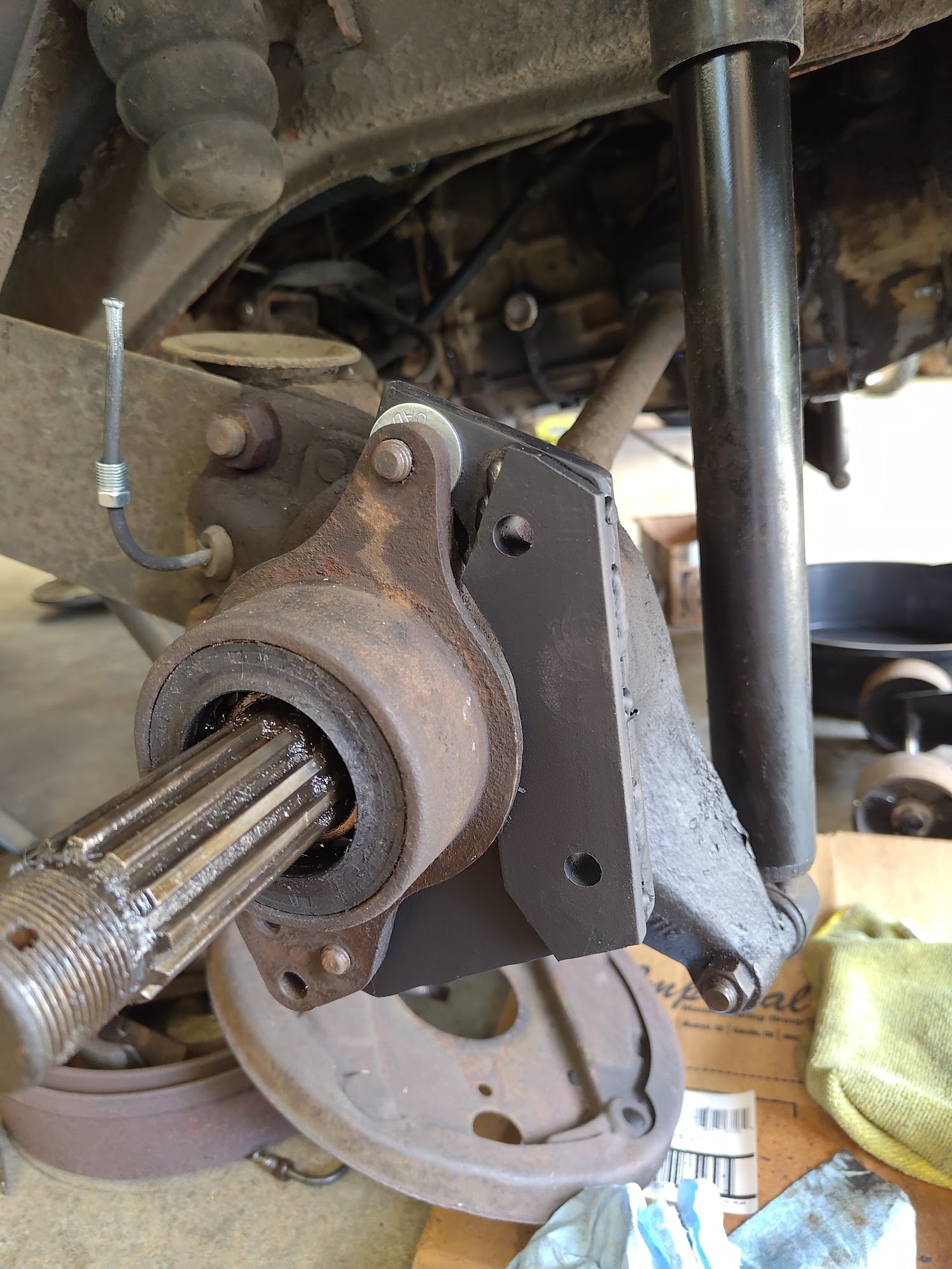 VW Bus disc brake conversion bracket by rozap | Download free STL model ...