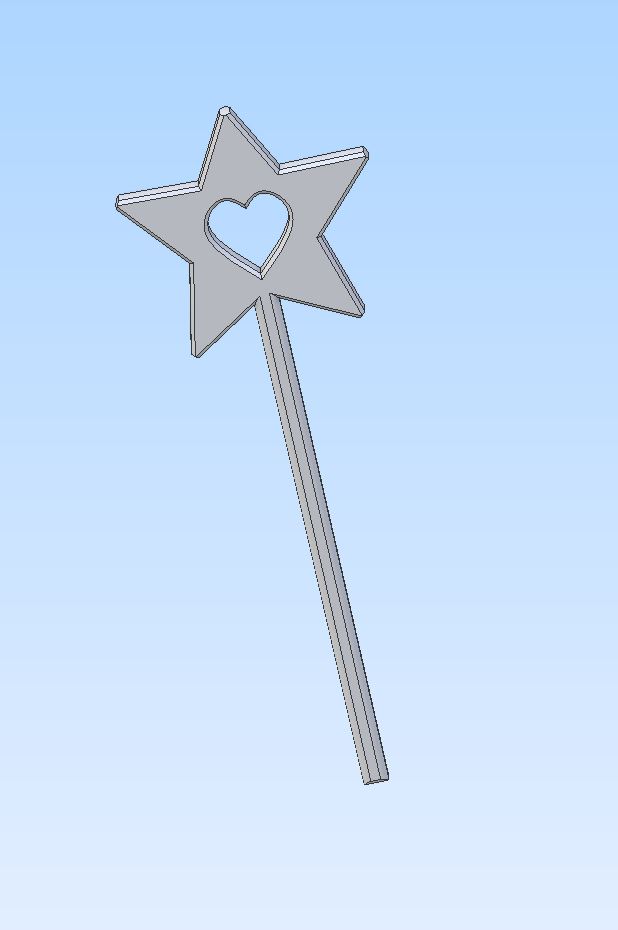 Fairy Princess Wand (no supports required)