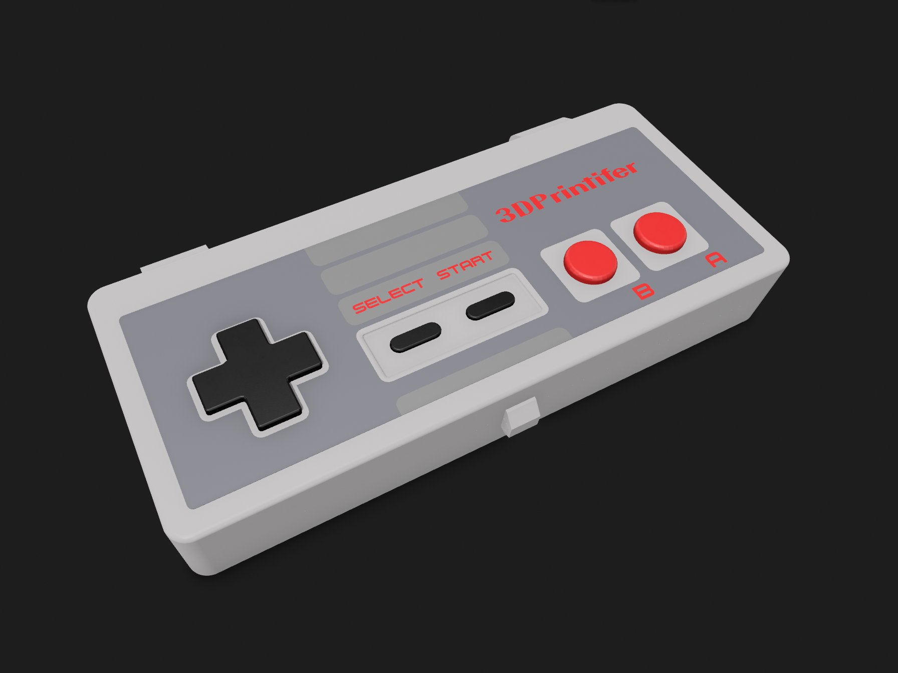 NES Controller Shaped Print in Place Box by 3dprintifer | Download free STL model | Printables.com