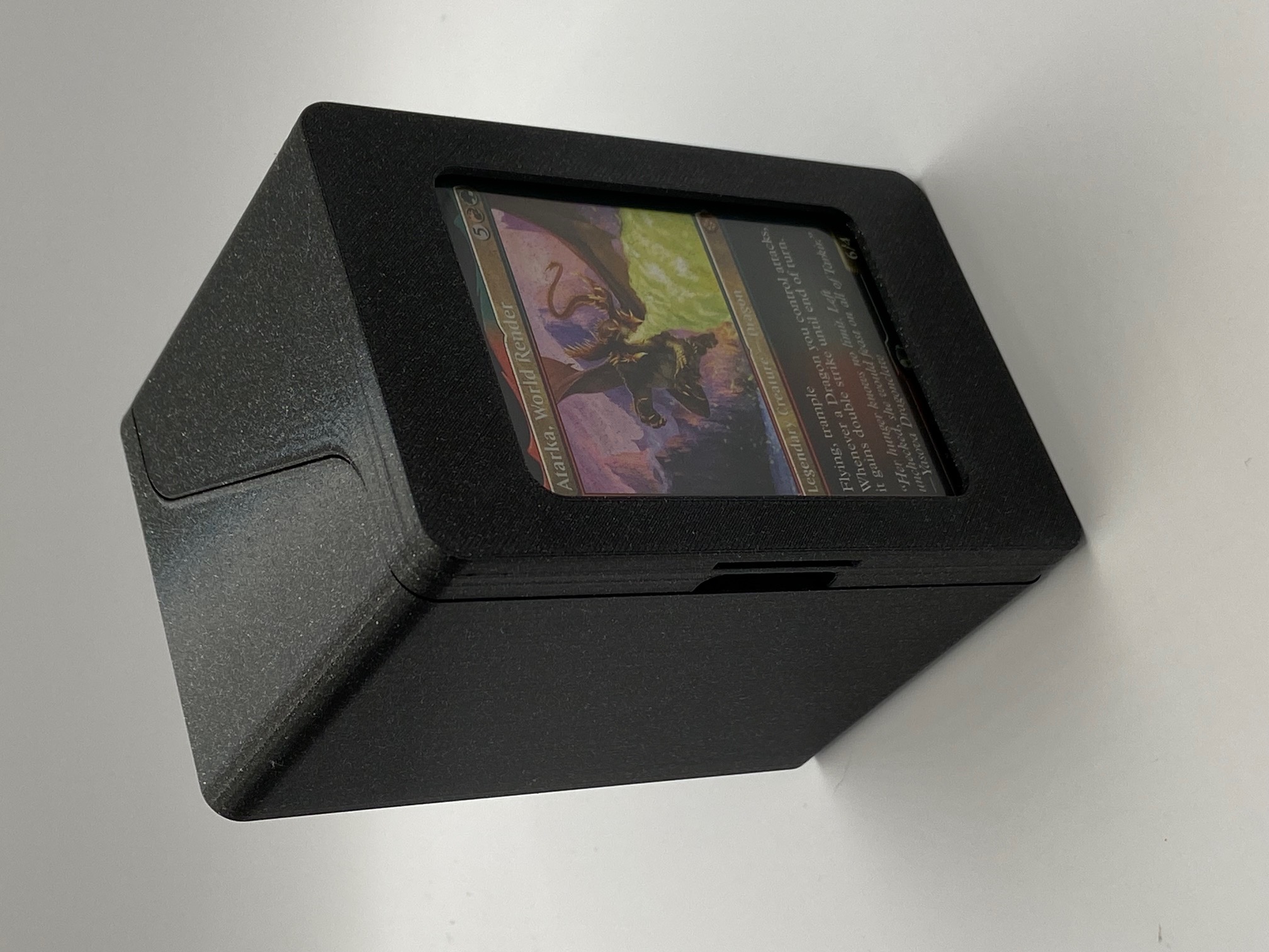 COMMANDER EDH DECK BOX AND TRAYS FOR MAGIC THE GATHERING, POKEMON, OR