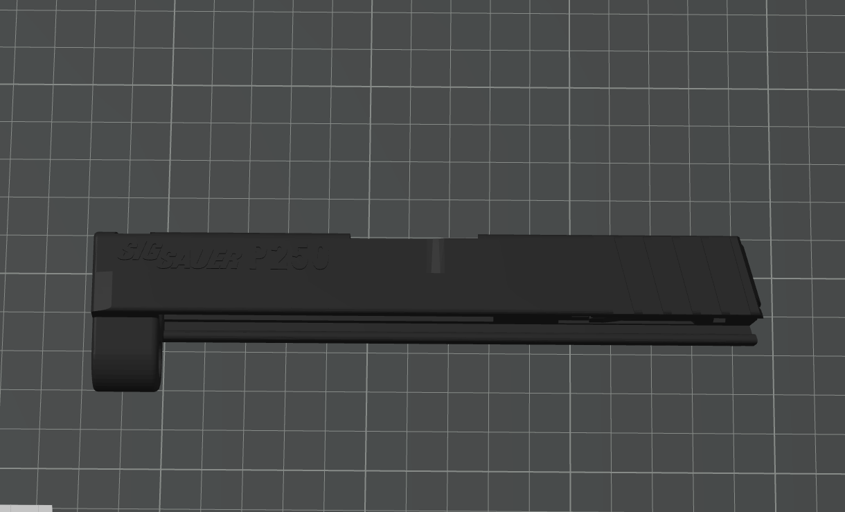 Sig P250 Blowback Realistic Slide