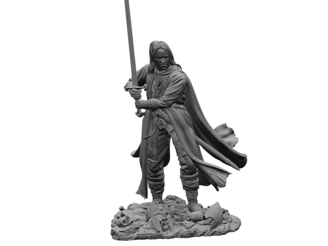 Aragorn The Lord of the Rings STL Files for 3D Printing