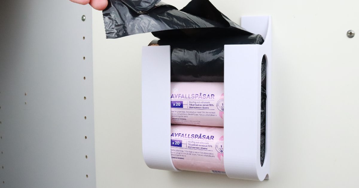 Multi Trash Bag Roll Holder by Manicken.se Download free STL model