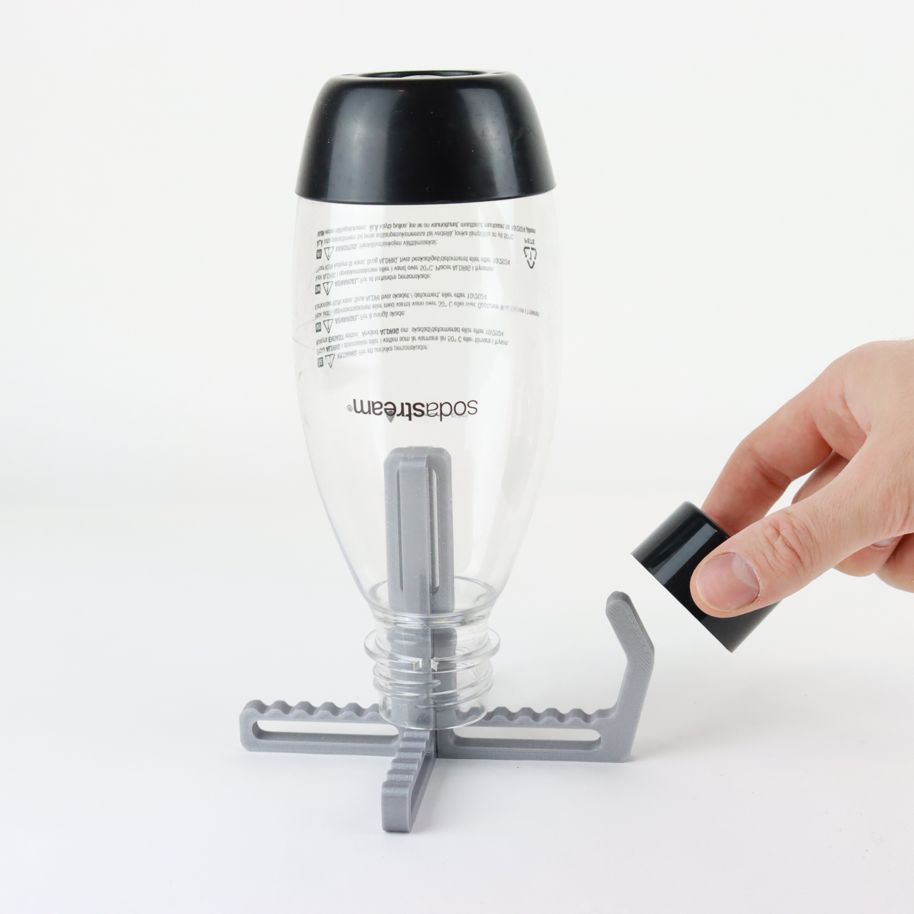Bottle Dryer With Lid Holder