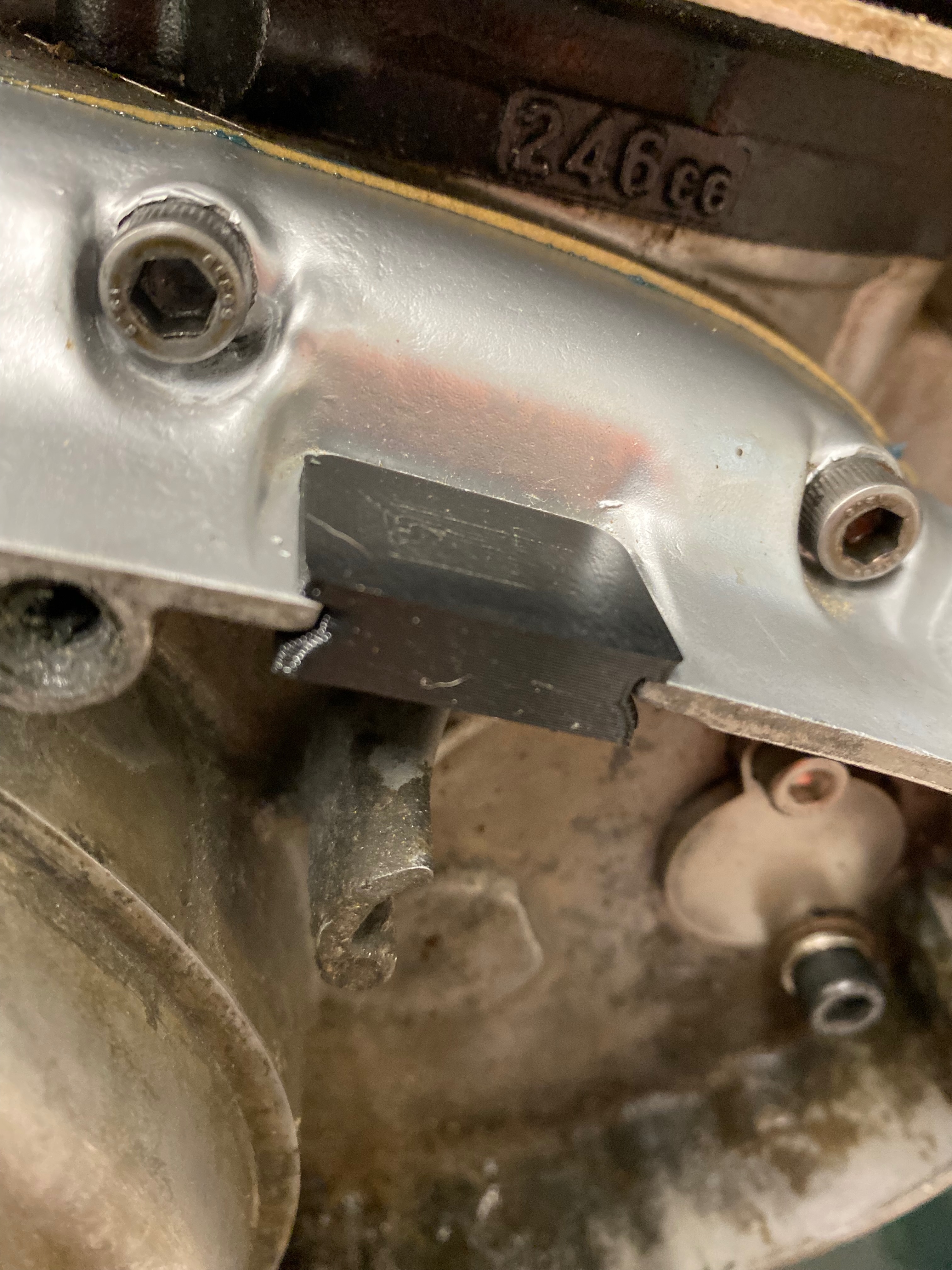 Yamaha TY Oil Pump Blockoff Plug