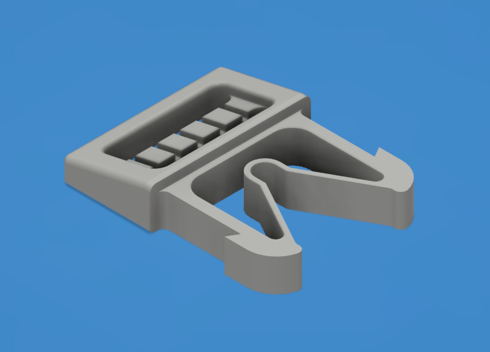 Miniatura 3 do modelo 3D Simple Buckle Clip