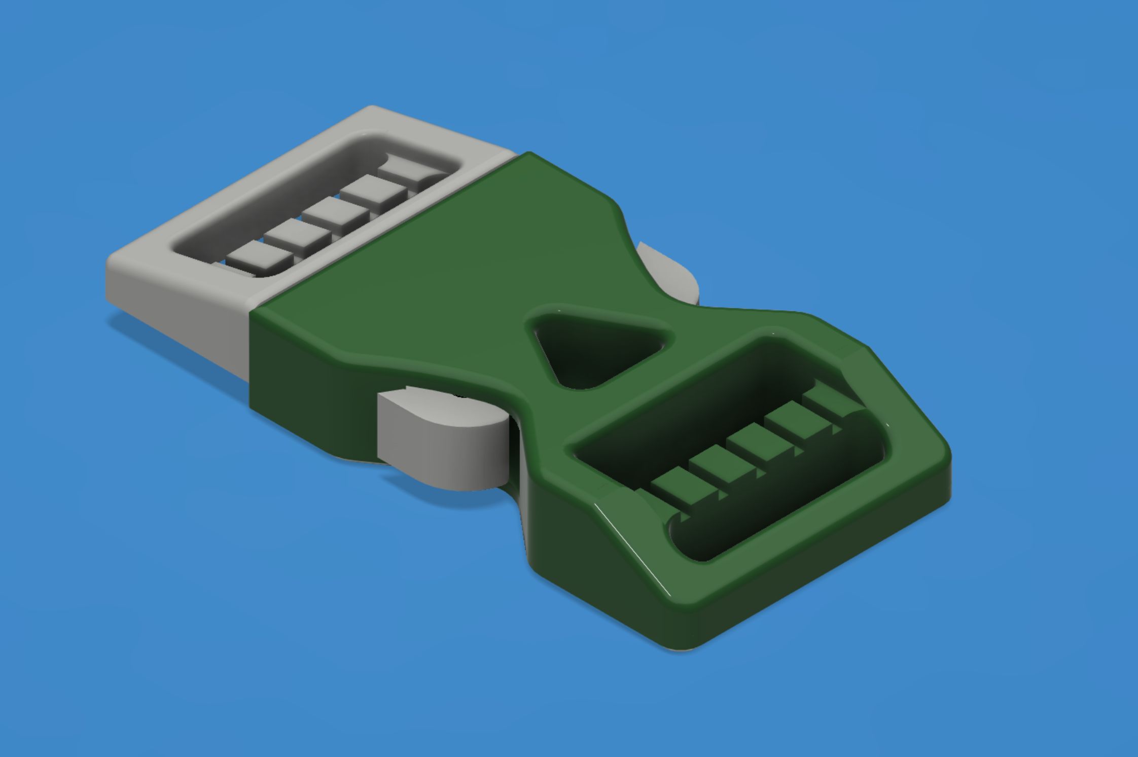 Miniatura 4 do modelo 3D Simple Buckle Clip