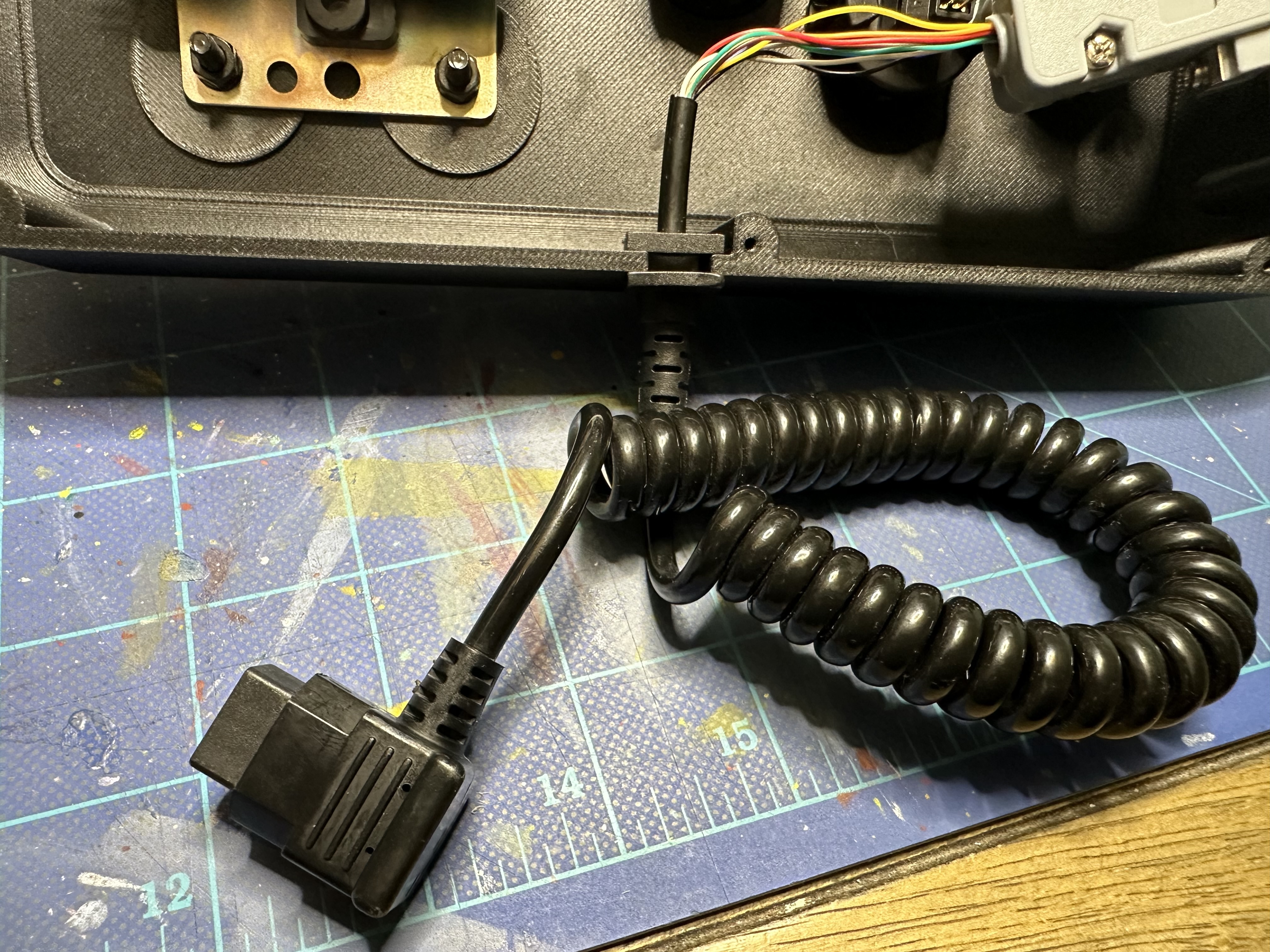 Vectrex arcade stick remix for repro cables