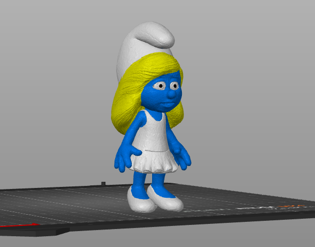 Papa Smurf + Smurfette - mmu by Omer Meshy | Download free STL model ...