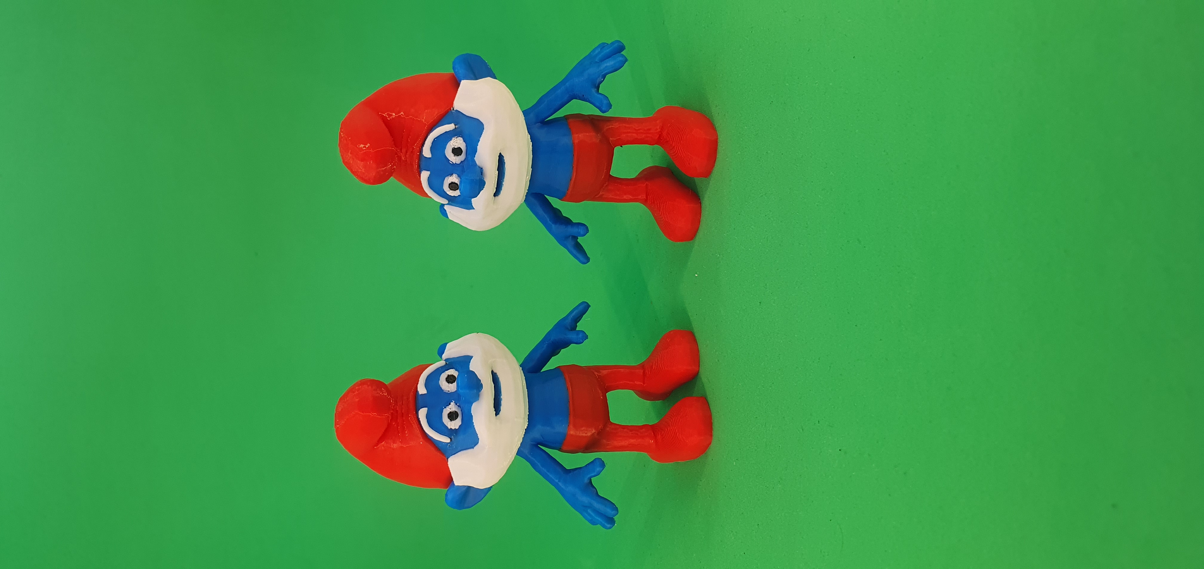 Papa Smurf + Smurfette - mmu by Omer Meshy | Download free STL model ...