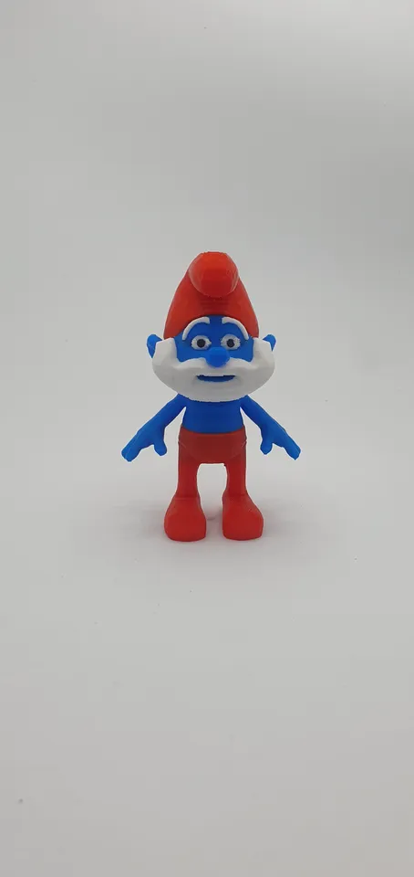 Papa Smurf + Smurfette - mmu by Omer Meshy | Download free STL model ...