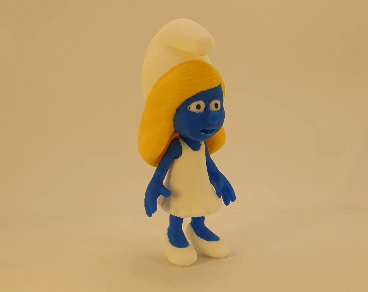 Papa Smurf + Smurfette - mmu by Omer Meshy | Download free STL model ...
