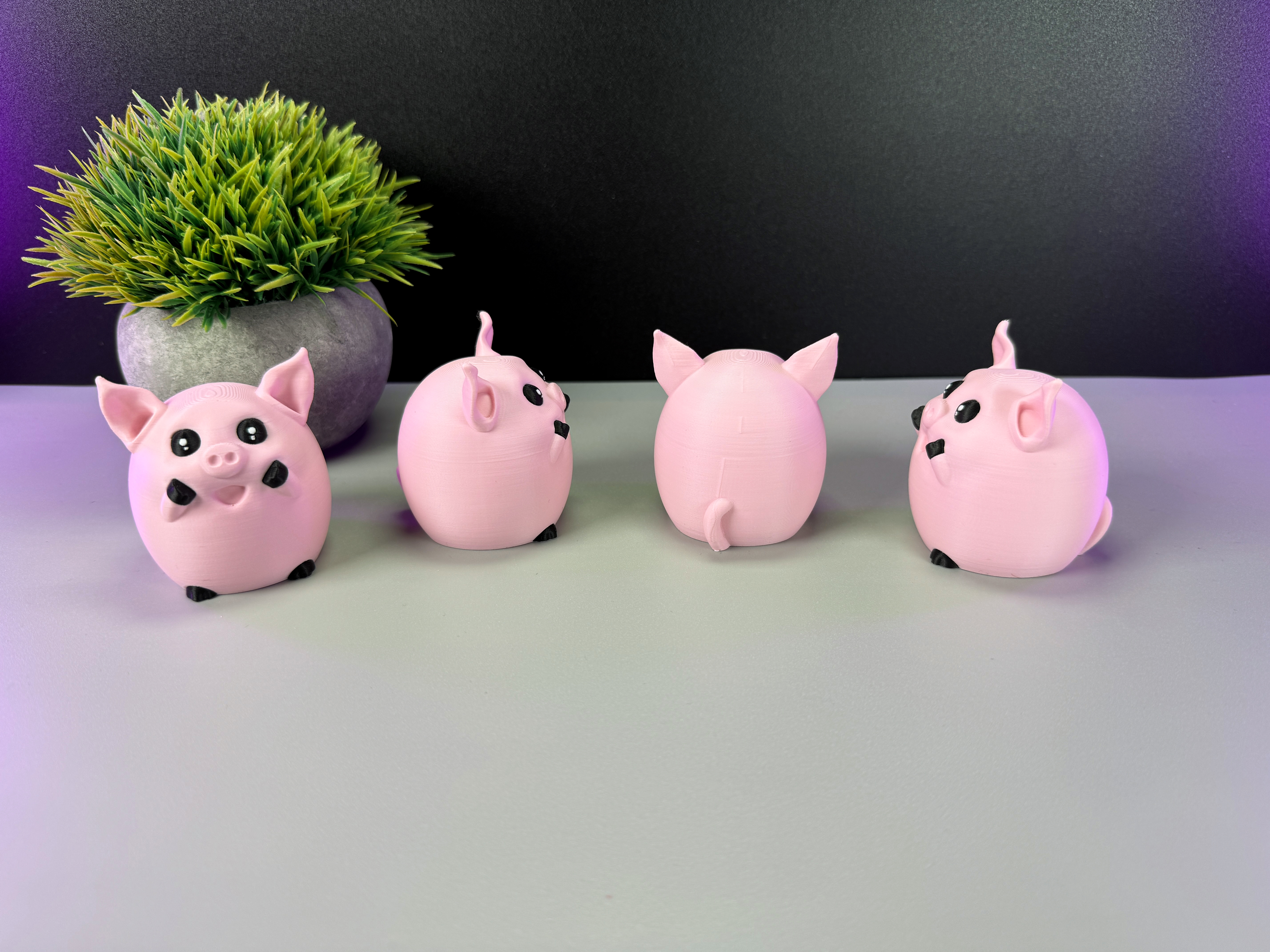 Miniatura 5 do modelo 3D Cute Pig