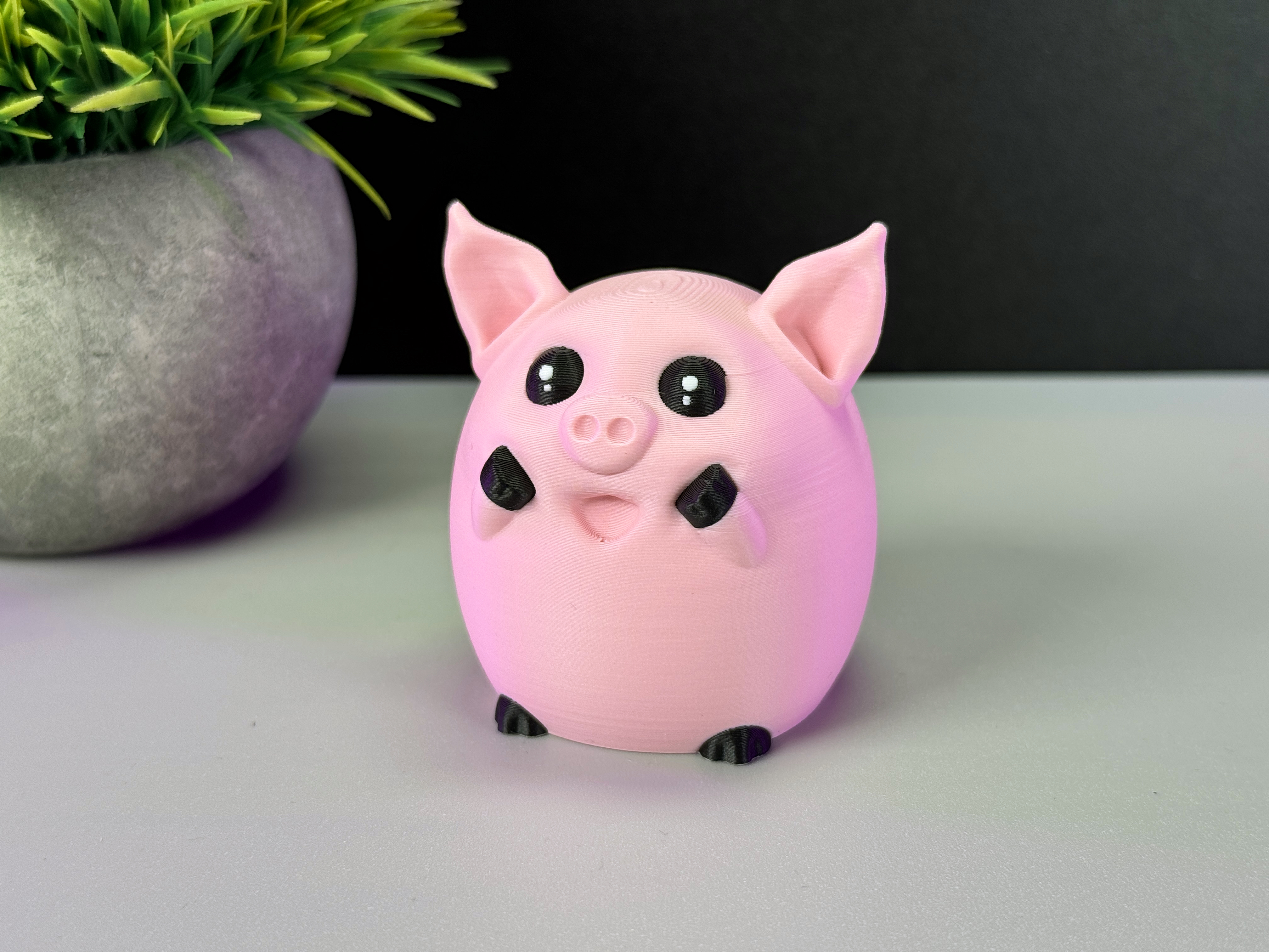 Miniatura 2 do modelo 3D Cute Pig