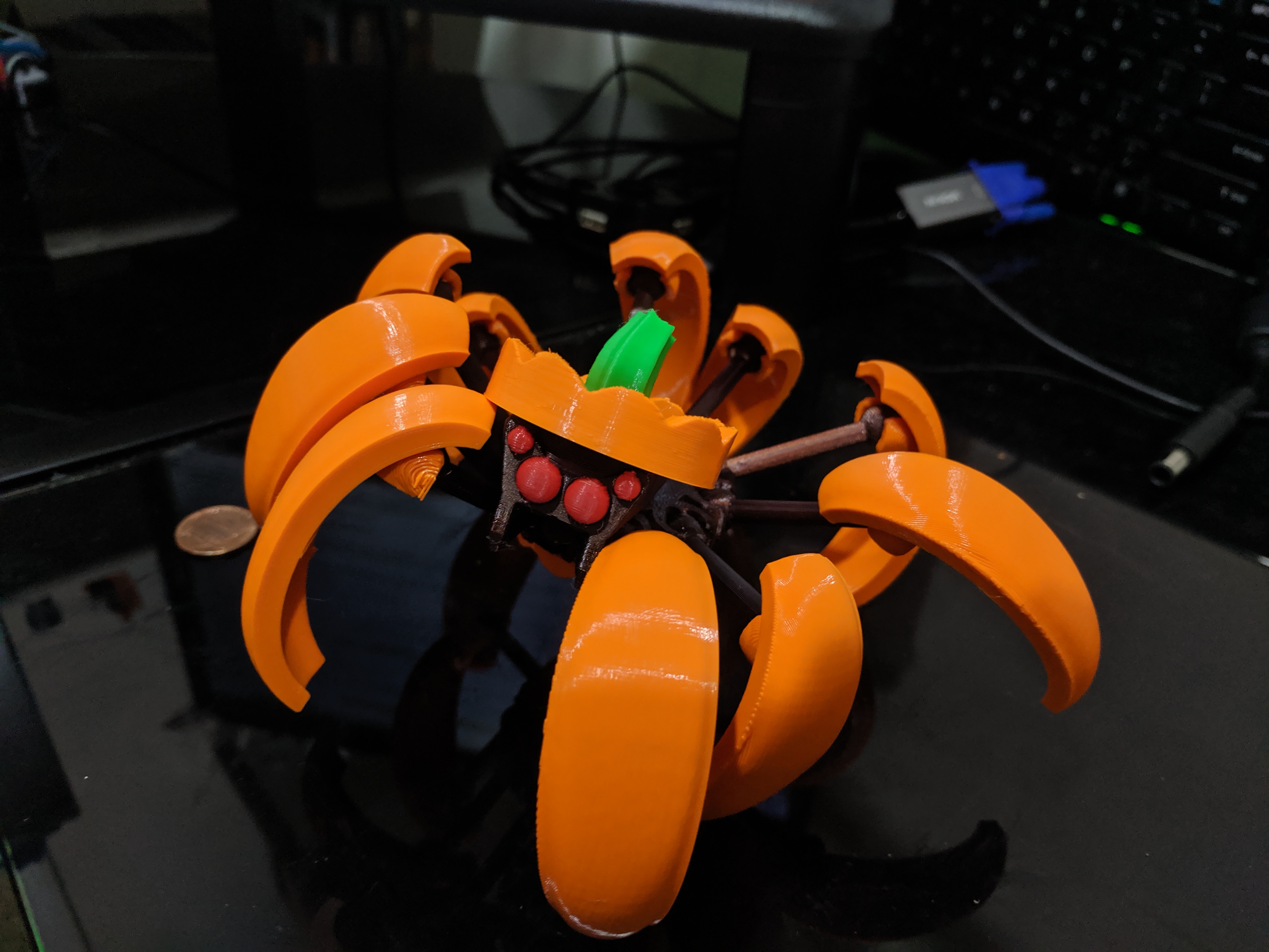 Halloween Pumpkin Spider Transformer Multimaterial