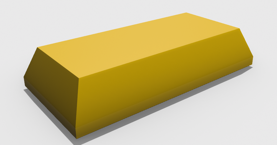 lego gold bar by yoeij | Download free STL model | Printables.com