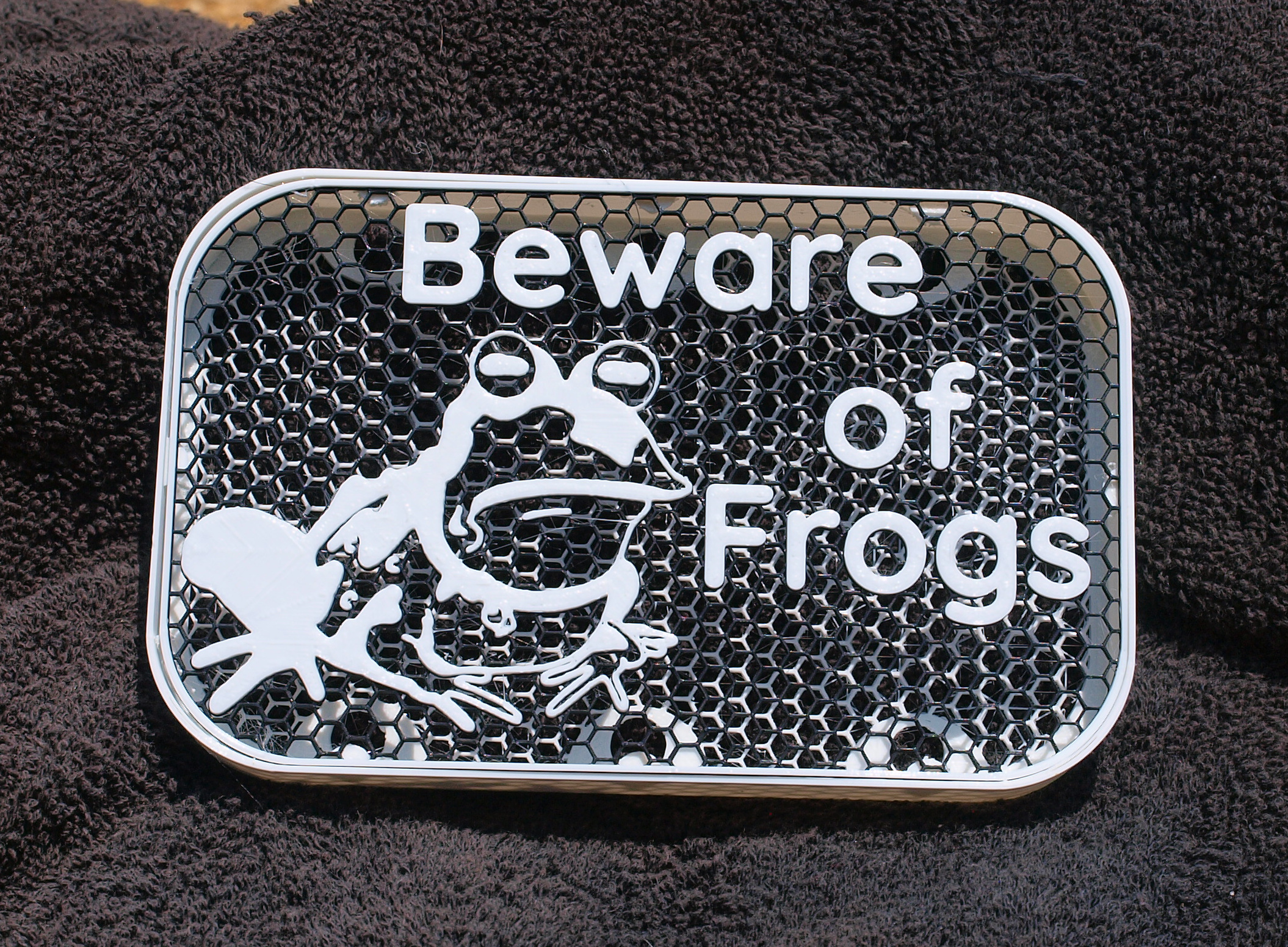 "Beware of" signs