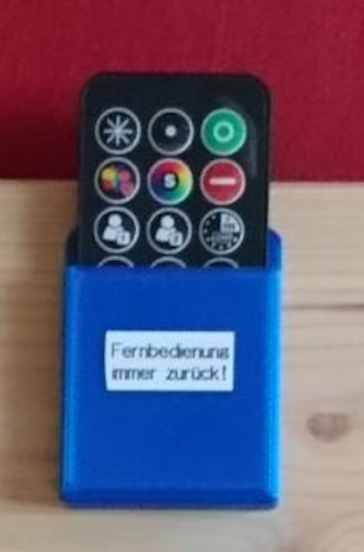 RGB LED remote control holder