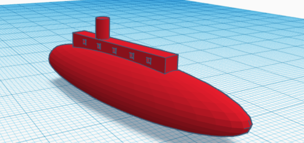 Simple submarine