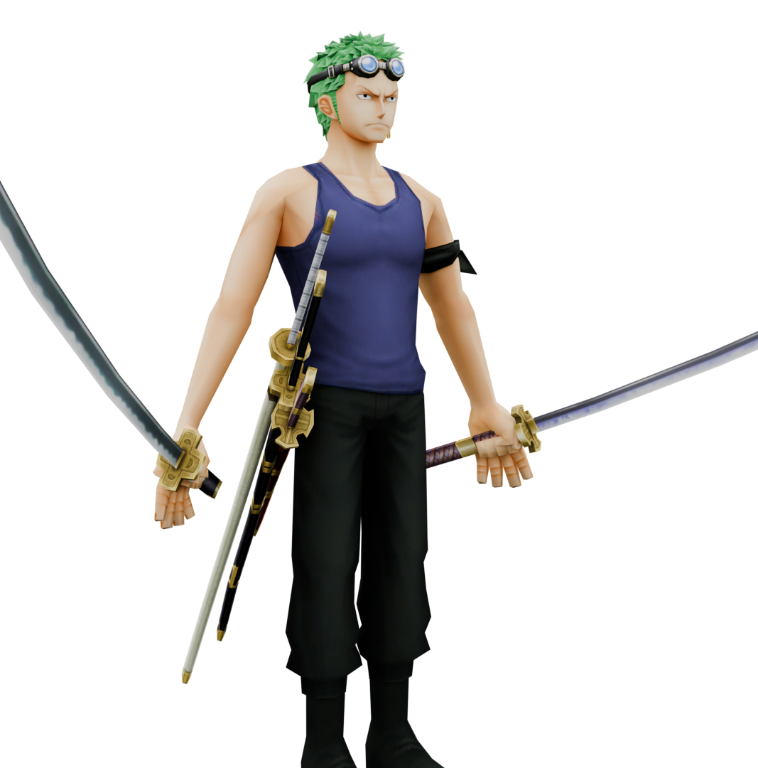 Roronoa Zoro (Skypiea) from One Piece by Skeleton Dan | Download free ...