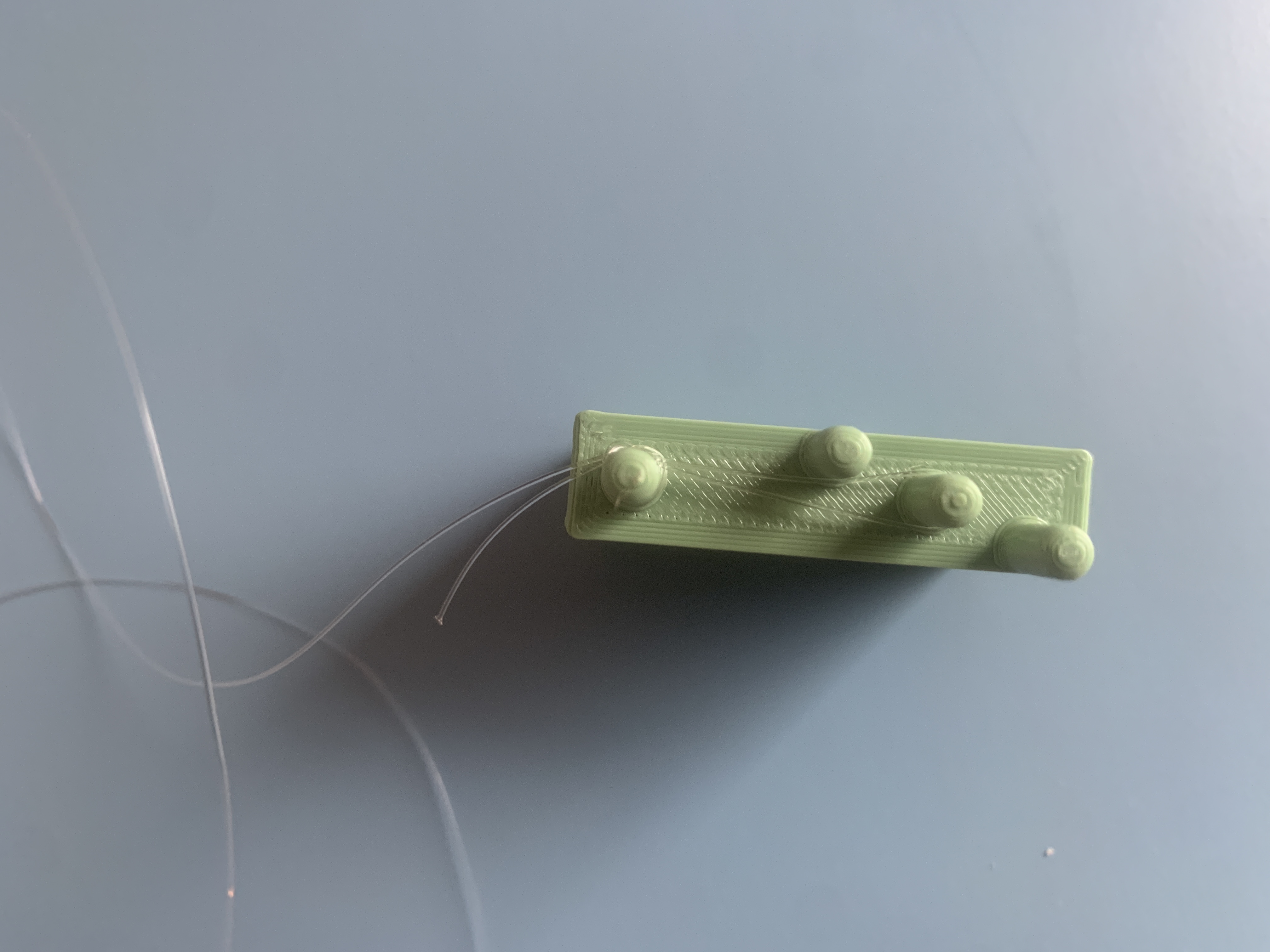 Slack Loop 3d Model Schlaufenlehre loop knot loop slack fishing leader loop Vorfachlehre by ...