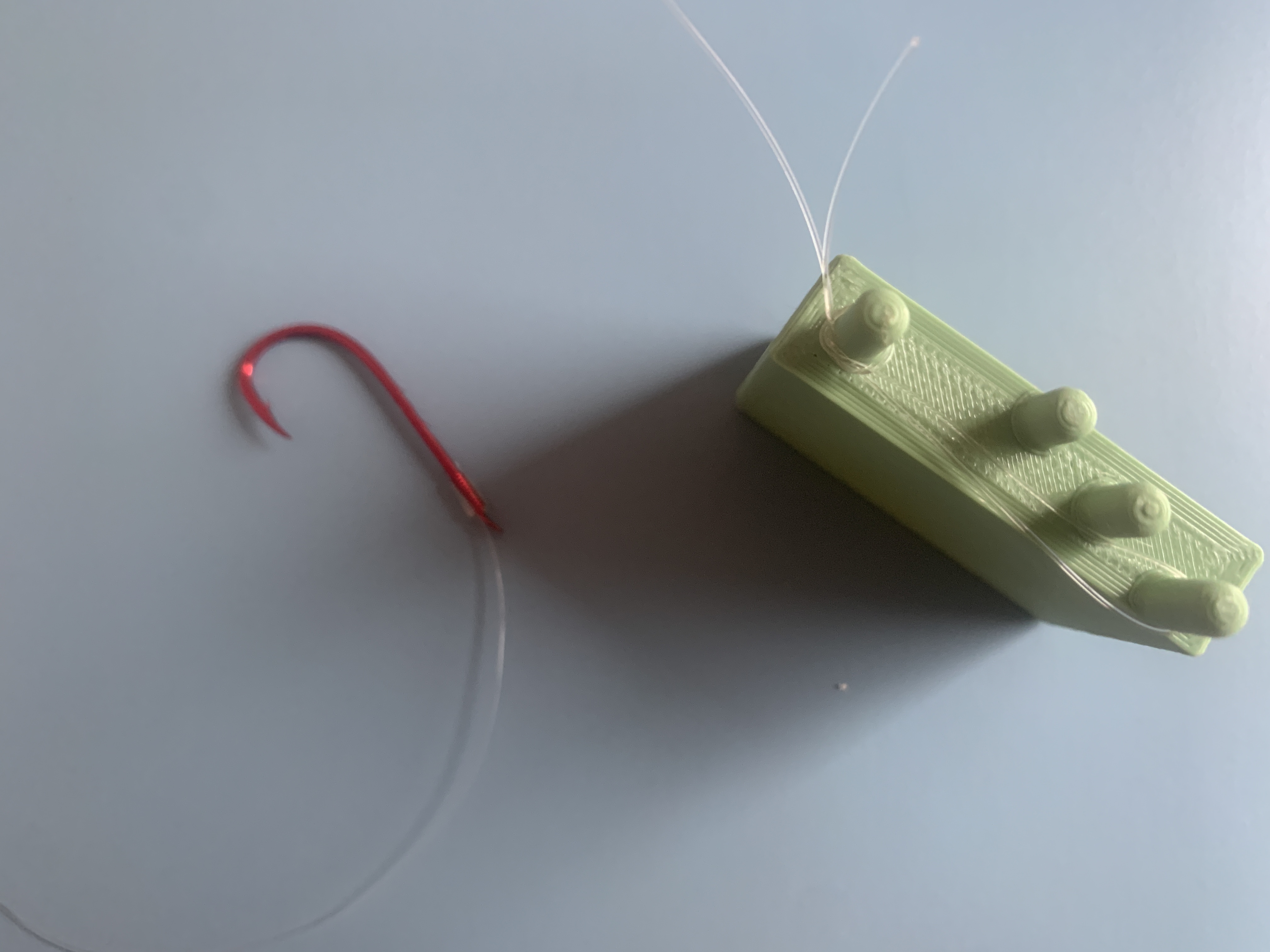 Slack Loop 3d Model Schlaufenlehre loop knot loop slack fishing leader loop Vorfachlehre by ...