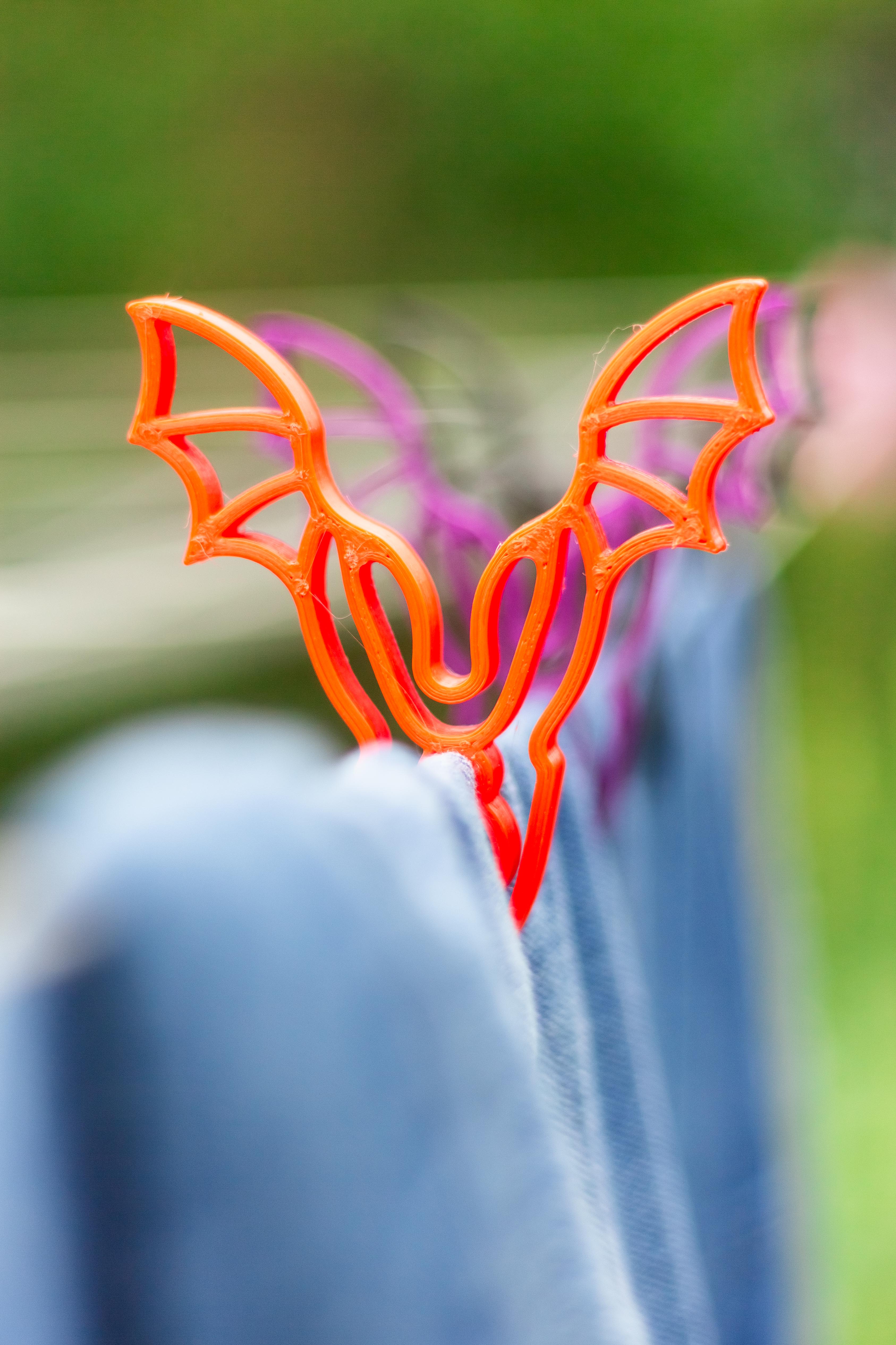 Bat wings clothes peg by Igotocds | Download free STL model ...