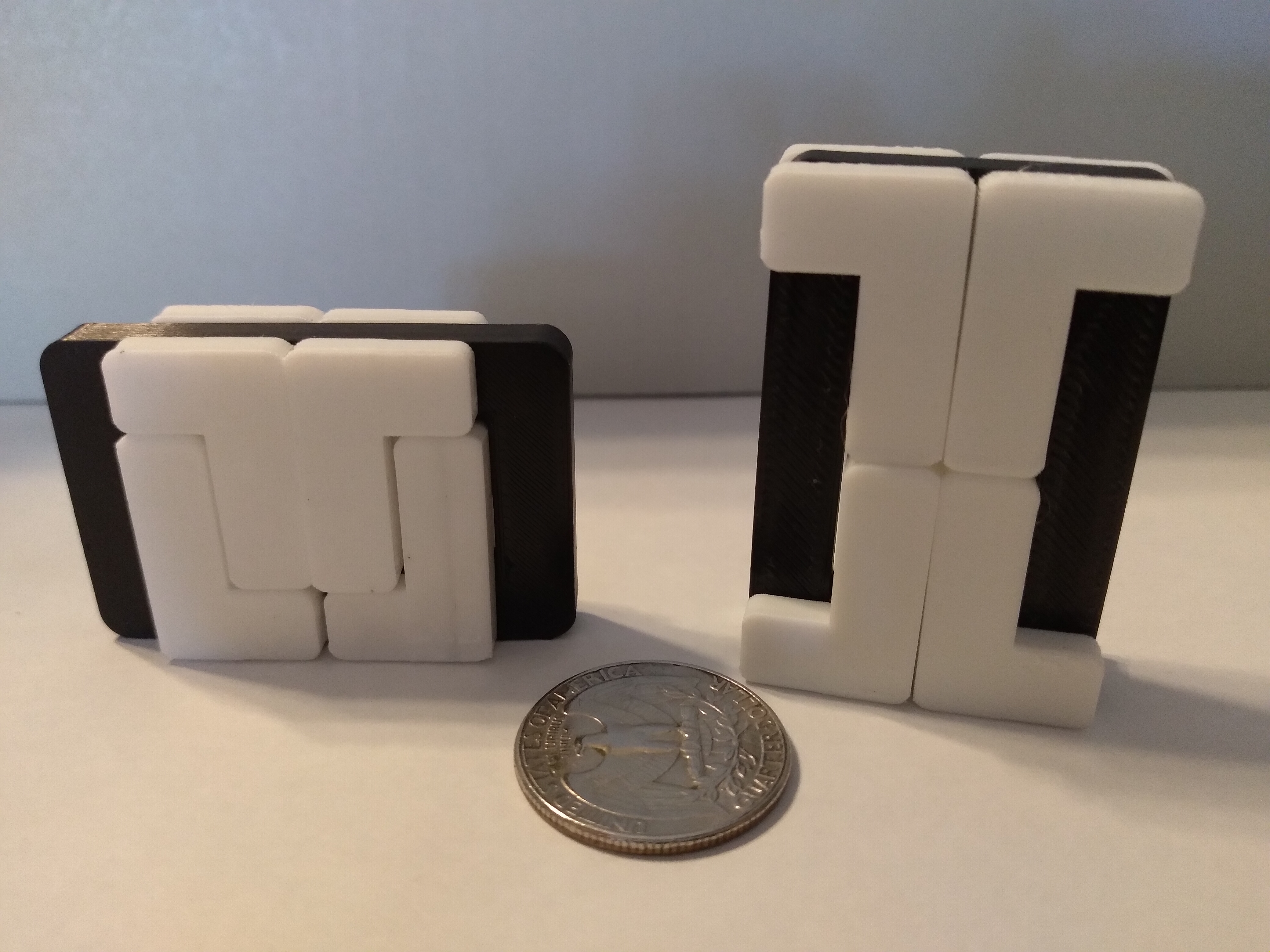 Hourglass and W-Toast 2 Puzzles designed by Osanori Yamamoto