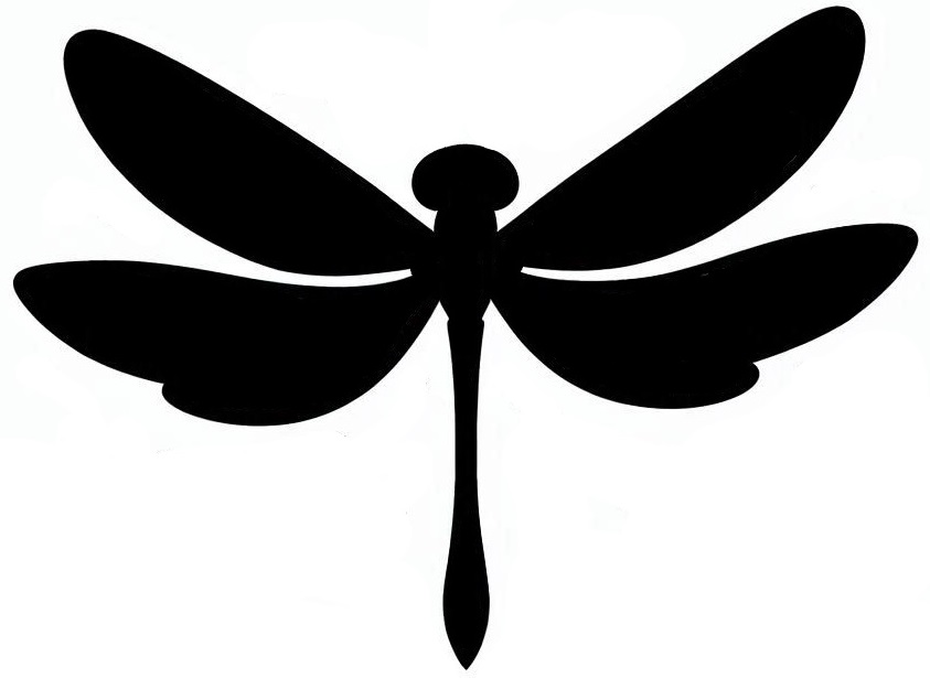 Stencil: Dragonfly by Nina Máčová | Download free STL model | Printables.com