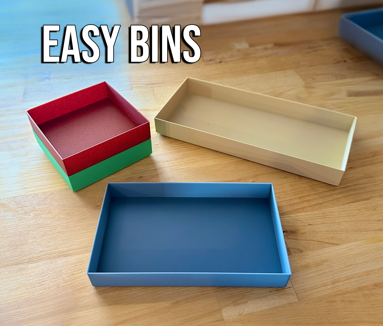 Easy Bins & Storage Trays