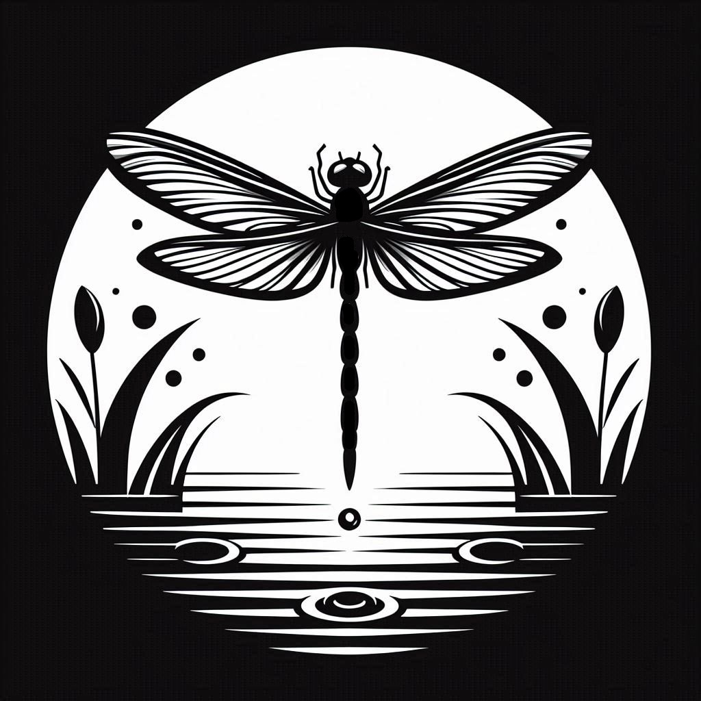 Wall art: Dragonfly (three colours)