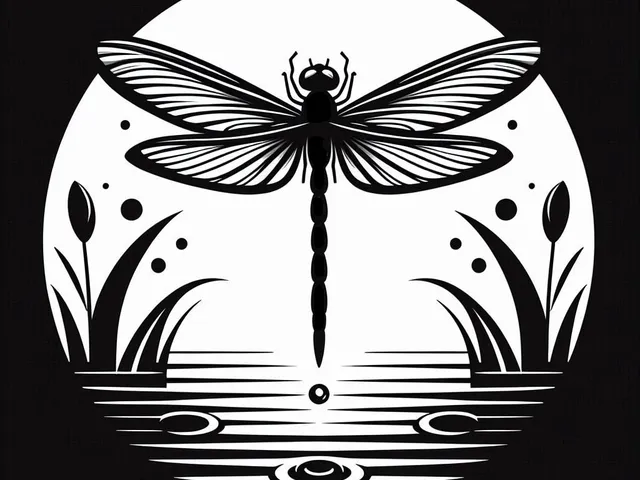 Wall art: Dragonfly (three colours)