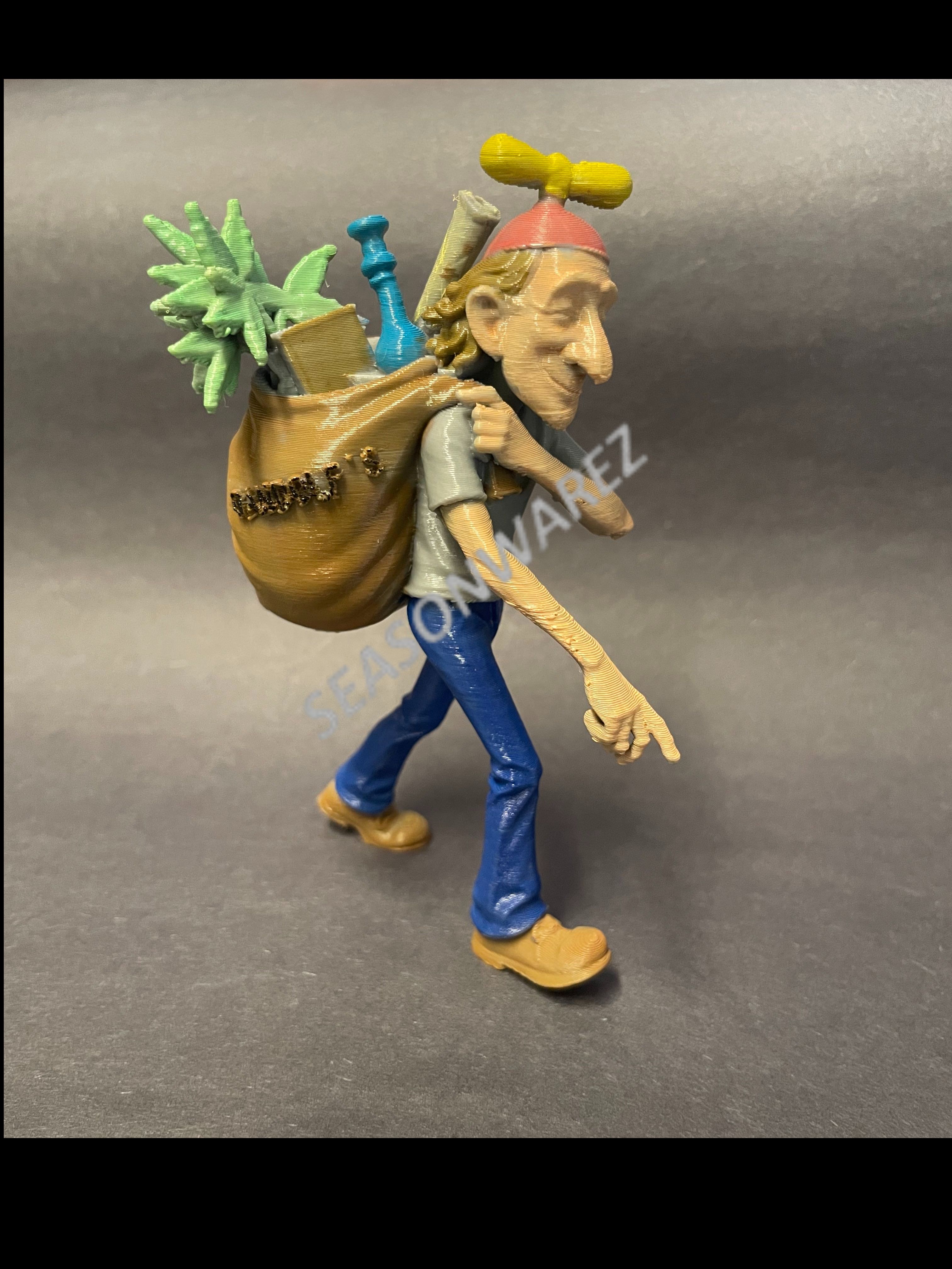 Gandalf the Hippie - Vintage Austin "The Rag" - Counterculture