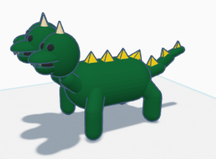 Low-Poly Hydra Model