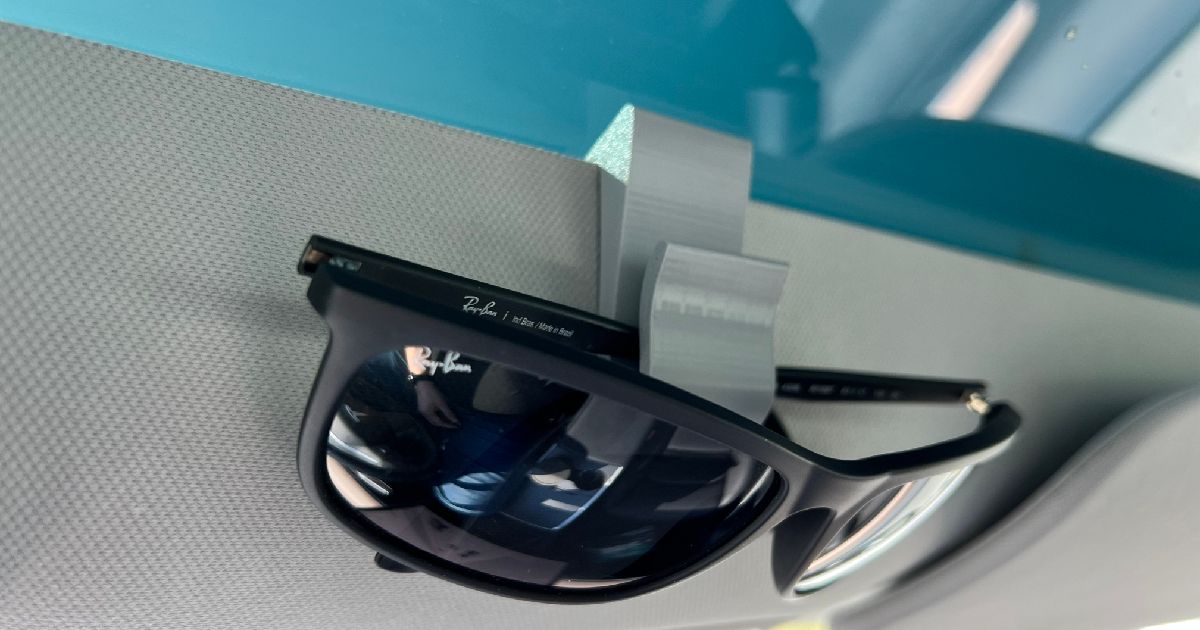 Tesla sunglass holder Tesla Model 3/Y headliner easy fit by Bruno