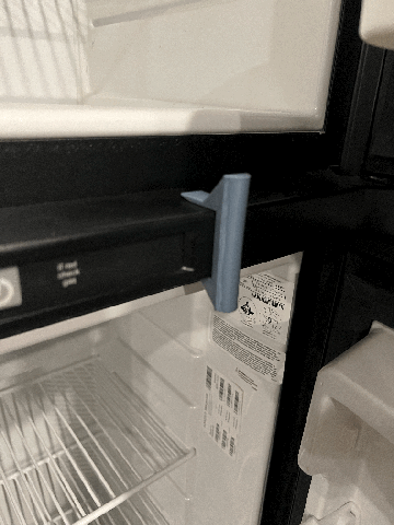RV Norcold Fridge hold open, preview image from the creator on Printables